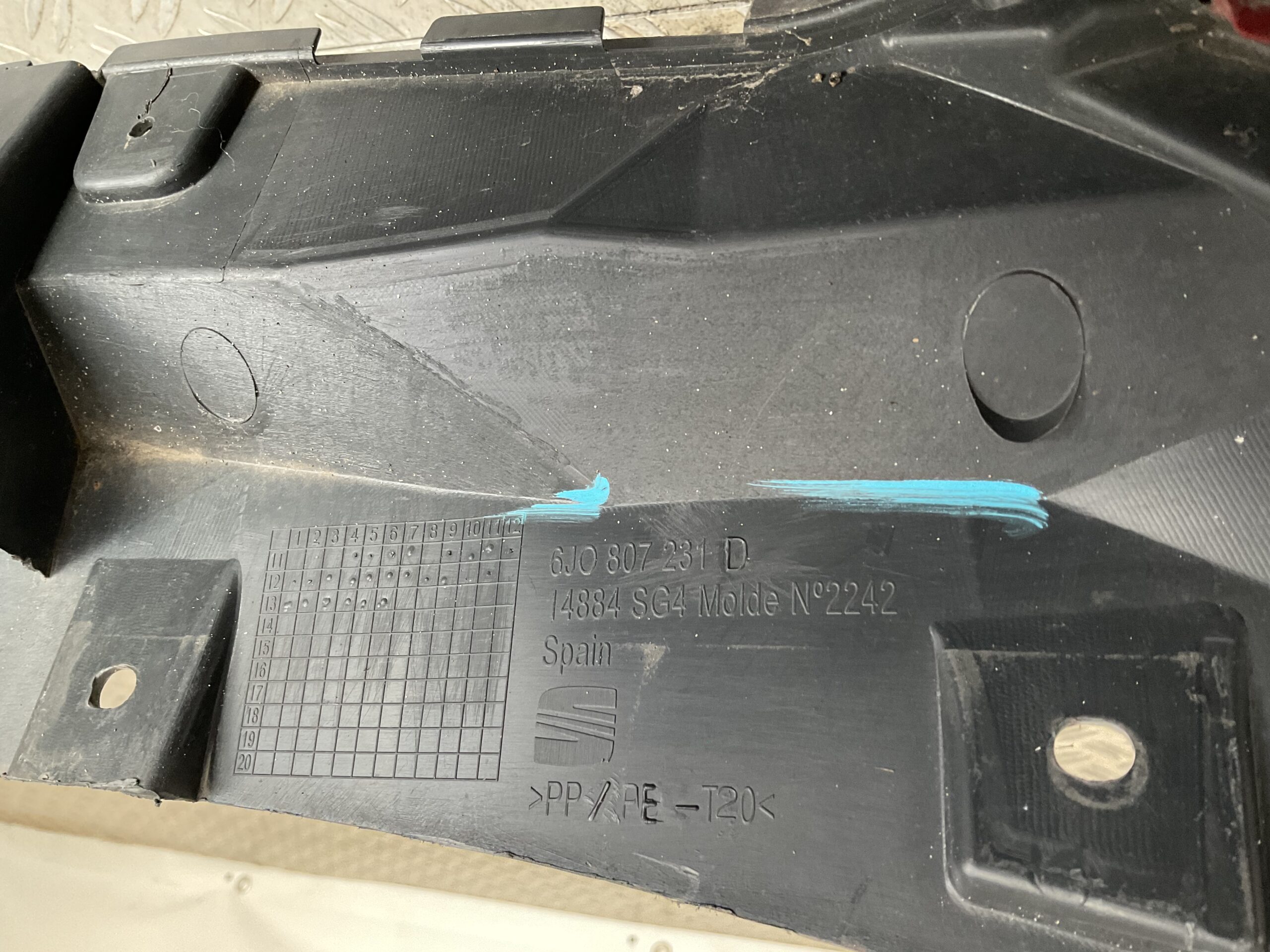 Bumper Seat Ibiza 6j Facelift 2012-2017 6J0807231D Voorbumper C7-16700z