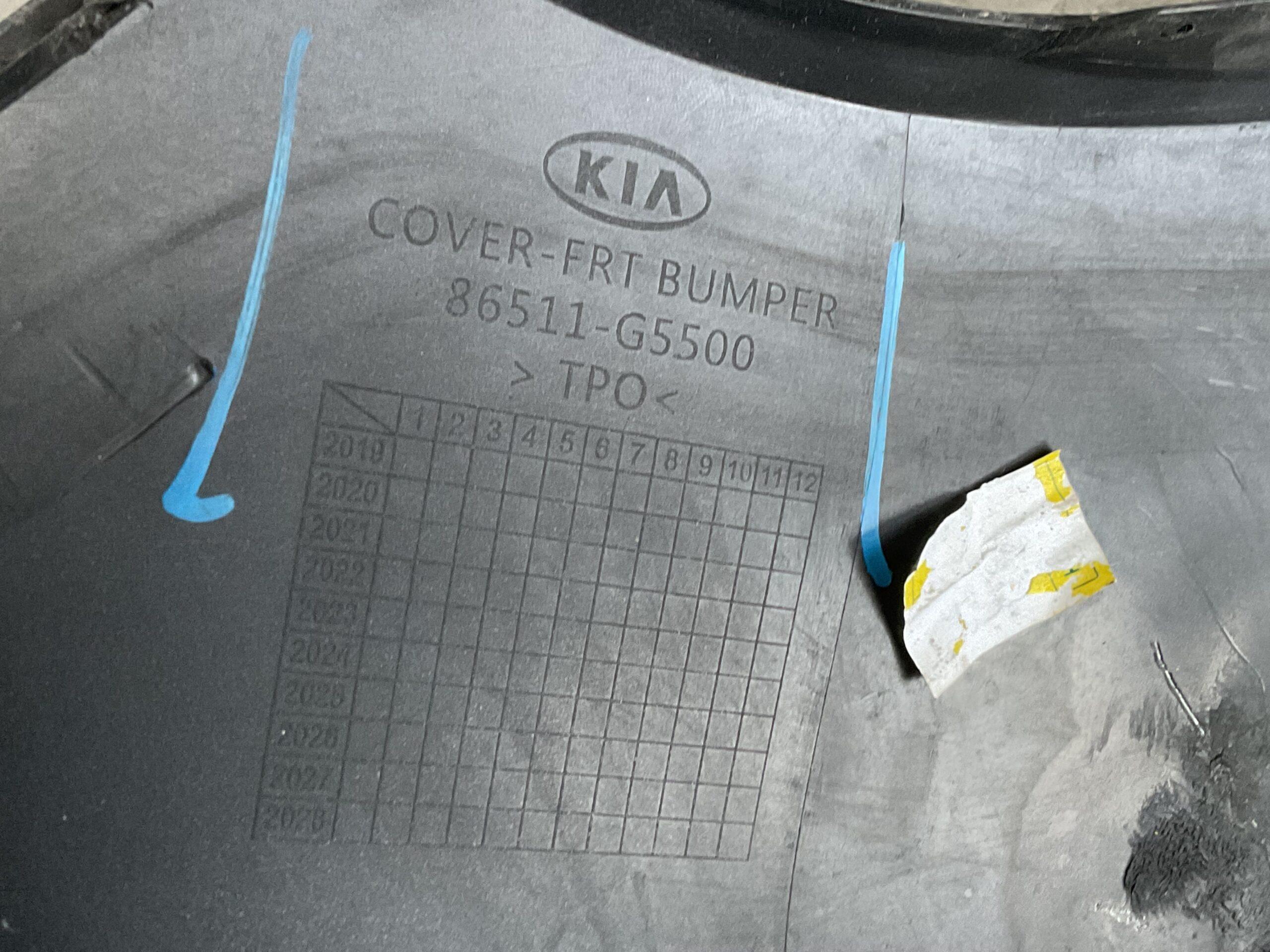 Bumper Kia Niro Facelift 19-22 86511-G5500 Voorbumper G3-16848z