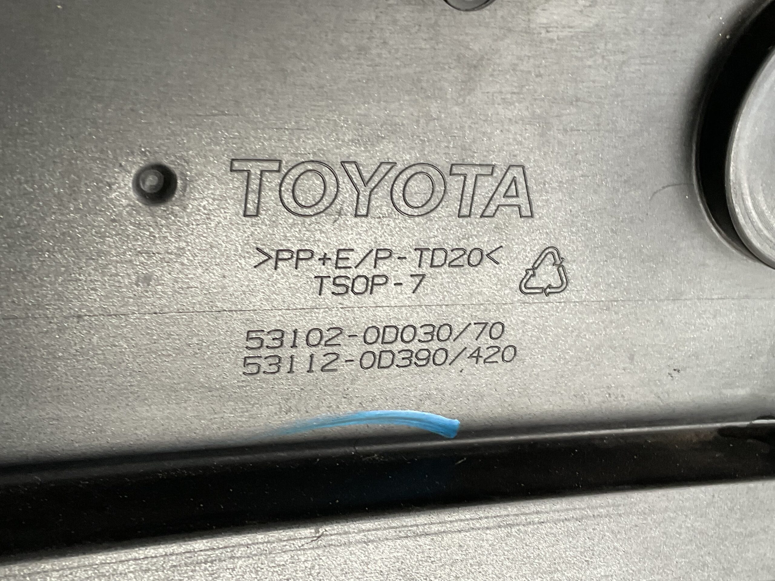 Bumper Toyota Yaris Facelift 17-19 53102-0D030 Voorbumper D2-17080z