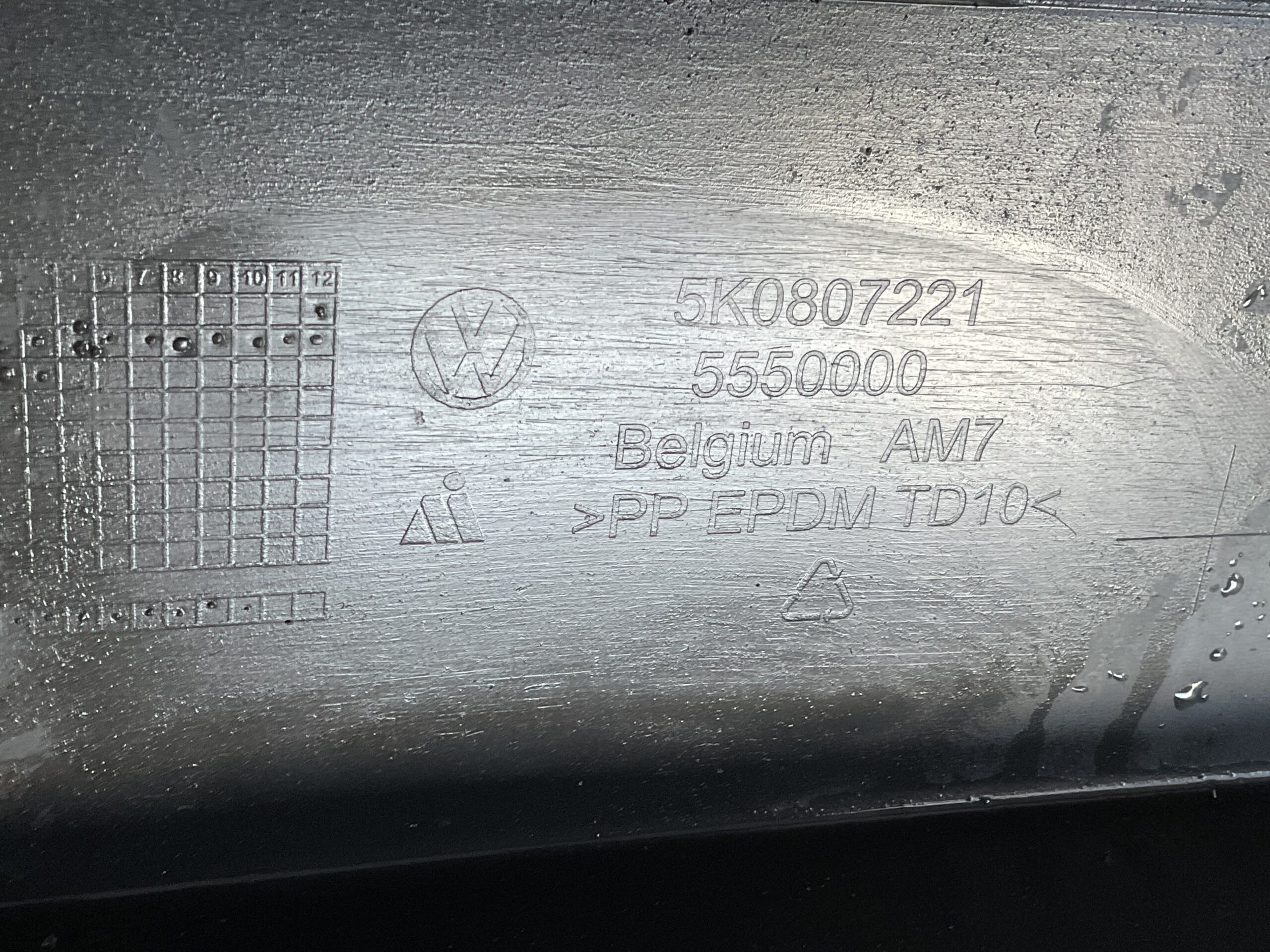 Bumper Volkswagen Golf 6 2007-2013 5K0807221 Voorbumper C1-17186z