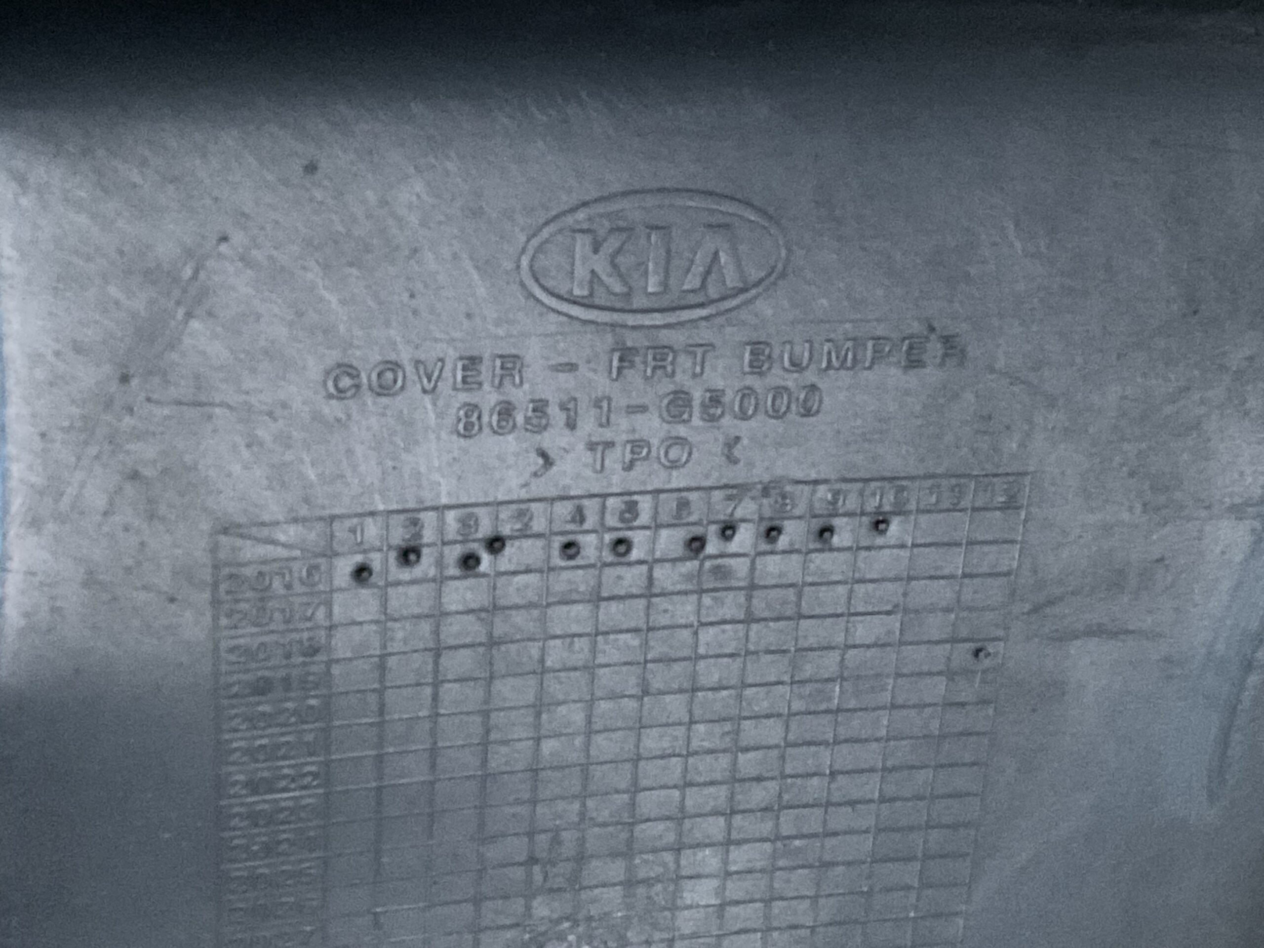 Bumper Kia Niro 16-19 86511-G5000 Voorbumper G4-17071z