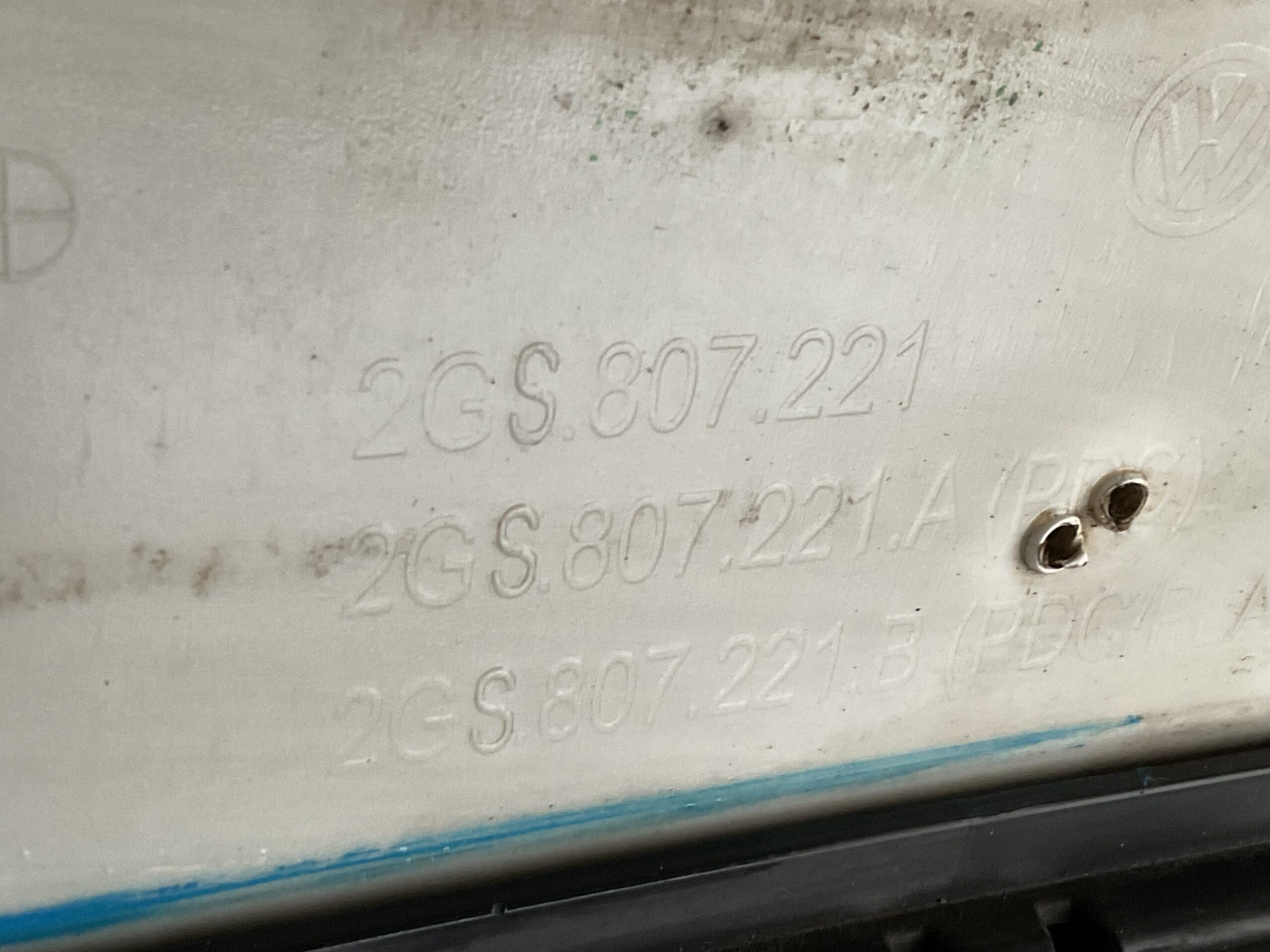 Bumper Volkswagen Polo 2G 17-21 2GO807221 2GS807221 Voorbumper C3-17063z