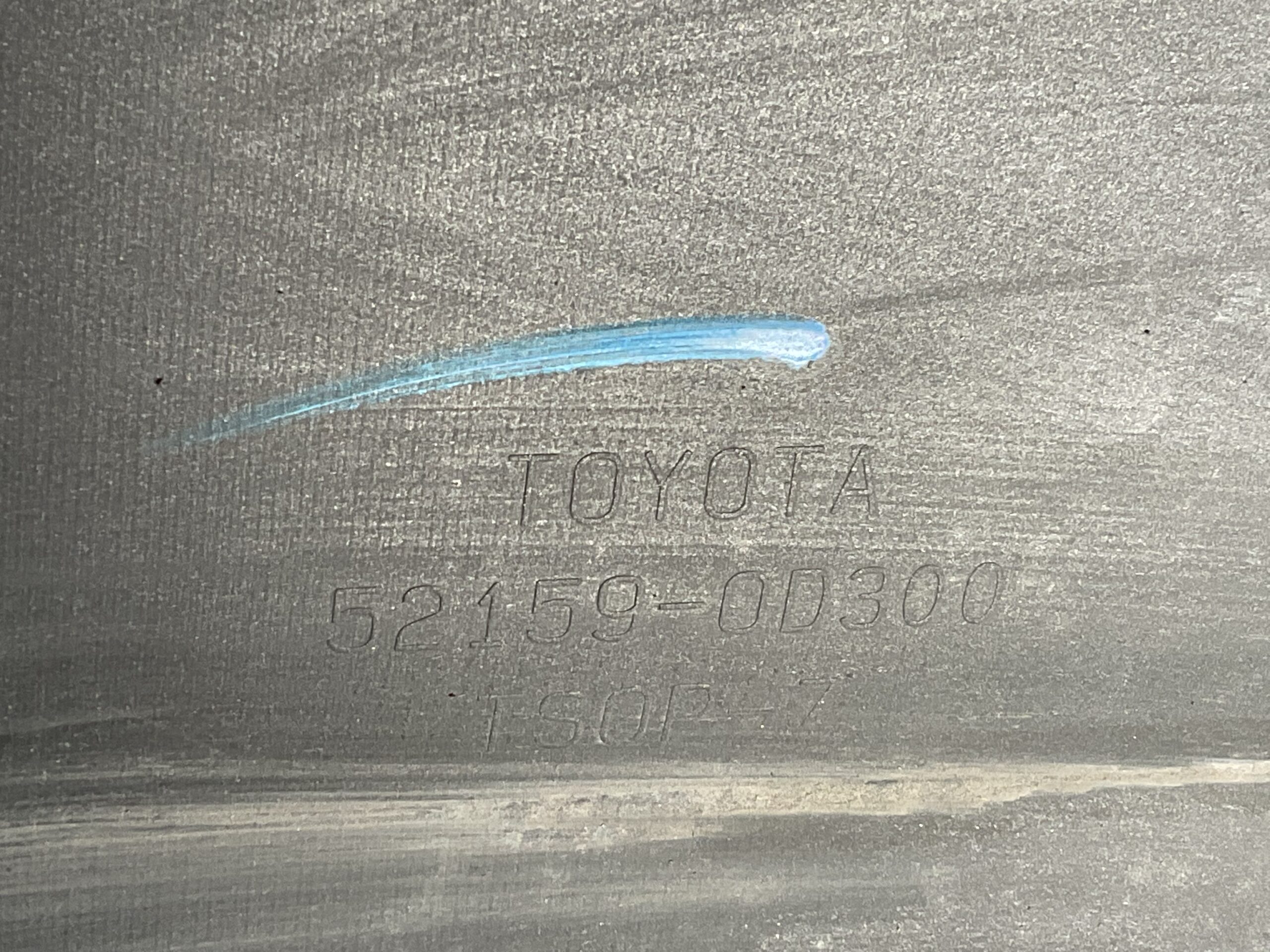 Bumper Toyota Yaris 52159-0D300 Achterbumper F4-17124z